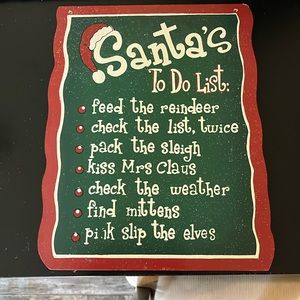 Santa’s To Do List